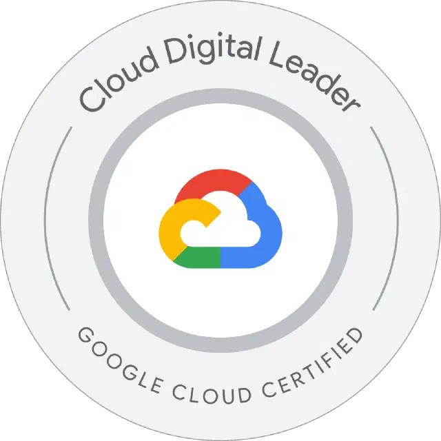 Badge officiel de certification Google Cloud Digital Leader